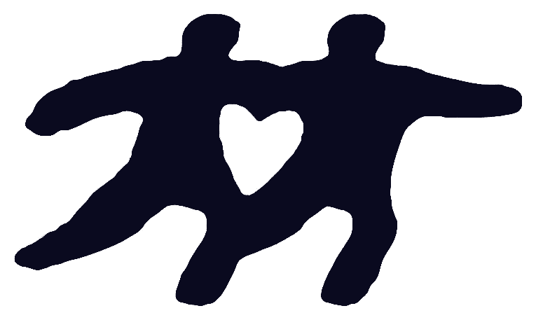 The $FAM mark: two figures running together, sharing a heart